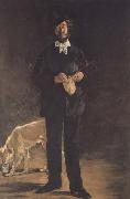 Edouard Manet L'artiste Portrait de Marcellin Desboutin (mk40) oil painting on canvas